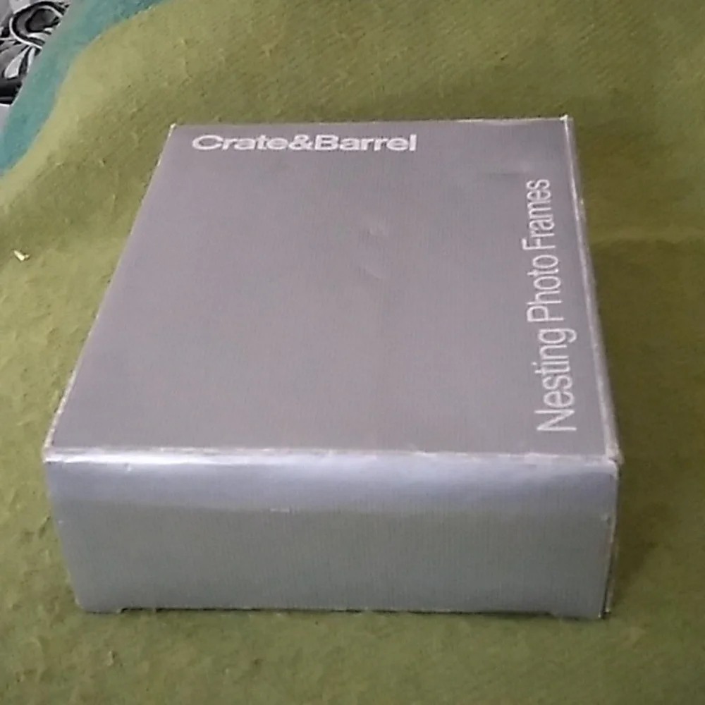 Crate & Barrel Trio Nesting Photo Frames